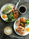 姉妹ホテル朝食 カンパーニュプレート