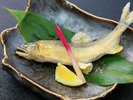 鮎塩焼き
