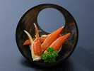 蒸しズワイ蟹