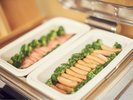 朝食、夕食ではメニューは異なります。※朝食イメージ写真です。