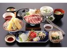 豚会席 陶板焼き