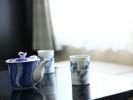 茶器も一部屋ごとに違います