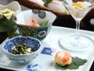目にも鮮やかな前菜