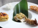 焼き八寸 五点盛り