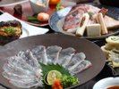 鯛の薄造りが当館のイチオシです