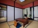 【2021年リニューアル】6畳+8畳の二間続き和室 トイレ付/寝室と別々のお部屋で悠々とお寛ぎいただけます。
