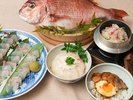 【朝食】名物丼3種(メニュー一例)
