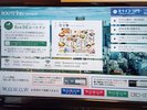 客室の電源を入れるとTVが点きインフォメーション画面が表示されます。