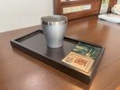 タンブラーと煎茶・紅茶のセットがございます。。