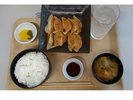 【夕食】餃子5個 ご飯セット