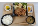 【夕食】生姜焼き ご飯セット