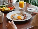 朝食ビュッフェ:セレクトメニューパンケーキ