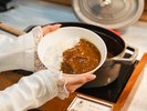 朝食:牛タンカレー