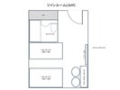 ツインルーム 見取り図