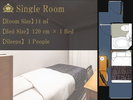 【レイアウト例】シングルルーム