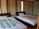 newタイプ和室の離れにベッドタイプでご利用頂けます。
