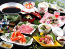 あやおり会席料理の一例