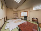 【和室6畳・20u・定員2名】お一人様からご夫婦まで。畳の温もりと落ち着いた雰囲気が魅力。