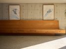 木のぬくもりを感じるロングチェア。