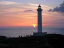 残波岬の夕方もステキですね★