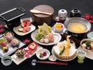 梅鶏鍋付会席イメージ