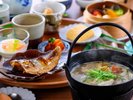 大分の郷土料理・団子汁を中心に、体にやさしい和朝食をご用意