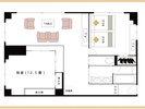 特別室〈間取り〉 最大6名様までお泊りいただけます