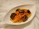 2026年夏メニュー★ベーコン・ナス・ツナのトマトパスタ