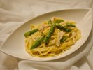 2026年夏メニュー★鶏肉とアスパラのレモンクリームパスタ
