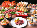 <熱々でジューシーな肉料理と、鮮度抜群の海の幸を好きなだけお楽しみください>