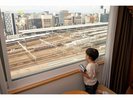 名鉄電車ルーム:窓からの景色