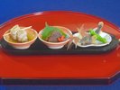 前菜 〜鮴の唐揚げ 河豚すじ〜