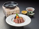 ディナー:ヤマト牛の鉄板焼き
