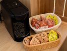 ドルチェグストを備えておりますので、ゆったりとティータイムをお愉しみいただけます