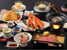 【和風膳 熱海】※一例 復活!名物アジフライ!!活鮑の踊り焼、紅ズワイ蟹、和牛などついた和風膳です
