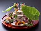 翠泉流会席で季節のお料理を
