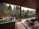 ■翠泉スイート(温泉露天風呂付)<禁煙>■ 〜 緑の息吹にふれながら湯の贅をお楽しみください