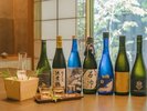 【食事】料理長自ら地元の蔵を訪ねて厳選した地酒は当庵の料理との相性抜群