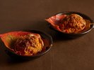 【夕餉 冬】背子蟹の伝法焼き 蟹身を独自調合の合わせ味噌で香ばしく焼き上げました