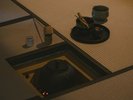 【1日一組様 特別棟】かたちにこだわらず、心静かに一服を。簡易ながら茶道具をご用意しております