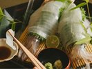 【夕餉 夏】夏の丹後を代表する味覚、活け烏賊