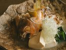 【夕餉 夏】上品な脂と弾力を湛えた雉羽太を酒蒸しで