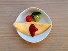 ◆朝食:出来立てあつあつのオムレツ