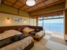 一般客室オーシャンビューツイン(一例)