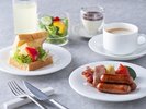 清々しい朝を感じながら、ごゆっくりご朝食をお召し上がりください。