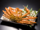 秋限定、紅ズワイガニ一杯