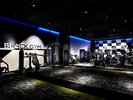 進化系ジムエリア「BLACK GYM(ブラックジム)」メンタルや免疫力も高める狙いで、“漆黒の空間”を演出