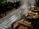 【地獄蒸し釜】おみやげにたまごを蒸して帰ることも可能です♪
