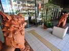 【正面玄関】沖縄のシンボルシーサーがお出迎えいたします☆