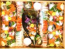 nS̎hgEԂԐ荇Assorted sashimi centered on locally caught fish and shellfish